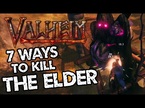 Valheim: 7 Ways to Kill The Elder - Bows, Melee, Campfires, Platforms and other tactics