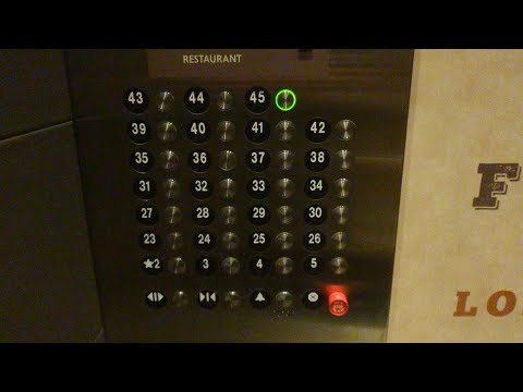 10K Views! Otis Elevonic 411 High Speed Traction Elevators @Westin, Time Square, NY + Alarm Fail