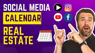 Killer Social Media Calendar For Real Estate Agents [Free]