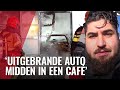 Auto ramt restaurant en vat vlam in Westpoort