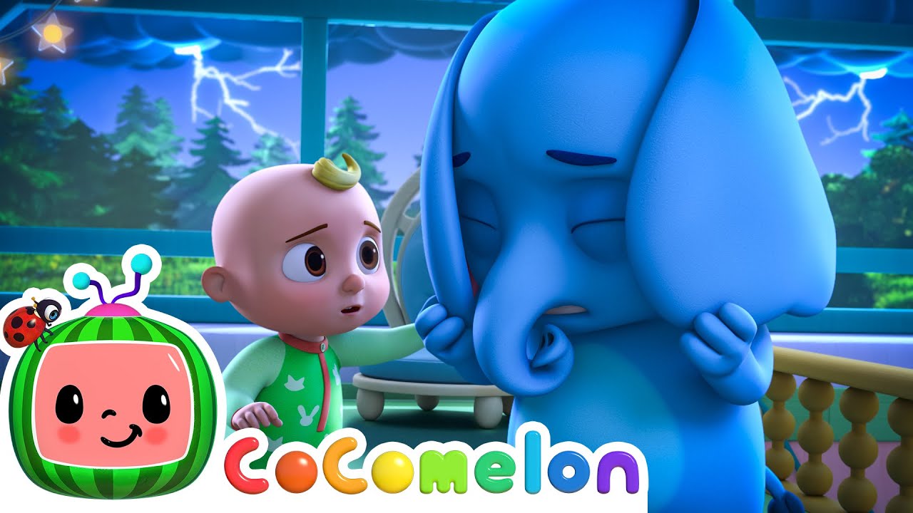 I Hear Thunder! 🌩️ Rain, Wind & Snow! ☀️❄️| NEW 🌩️ CoComelon Animal Time | Animals for Kids