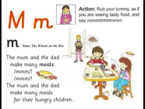 Phonics M With song Jolly Phonics