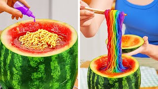 🌈 RAINBOW FOOD RECIPES YOU HAVE TO TRY! Fun & Colorful Ideas 🍓✨