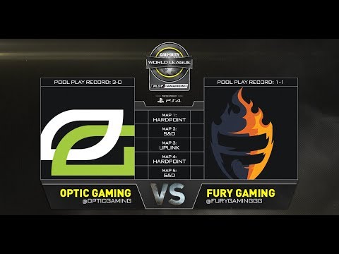 OpTic Gaming vs Fury Gaming - CWL Anaheim Open Presented by PlayStation 4 - Day 2