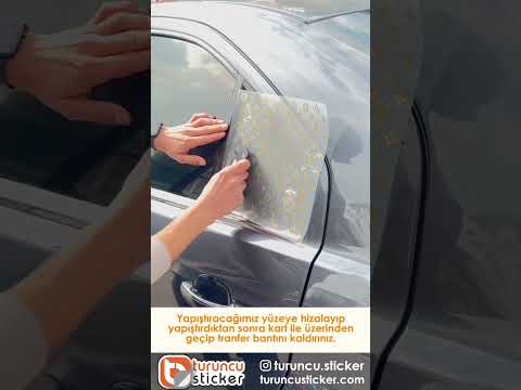 LV 25x25 Sticker uygulama videosu