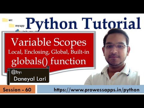 60 Python Tutorial For Beginners Variable Scopes And Globals Function