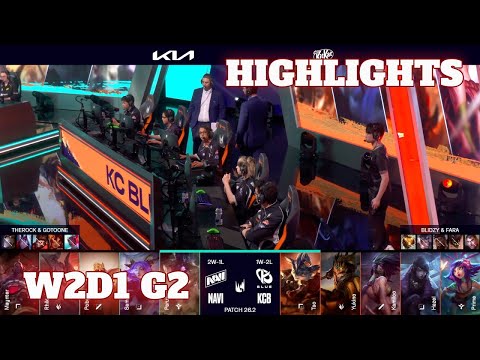 NAVI vs KCB - Highlights | Week 2 Day 1 LEC Versus 2026 | Natus Vincere vs Karmine Corp Blue W2D1