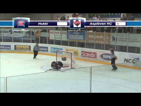 6.9.2013 Hokki - Asplöven 3-2 vl, maalikooste