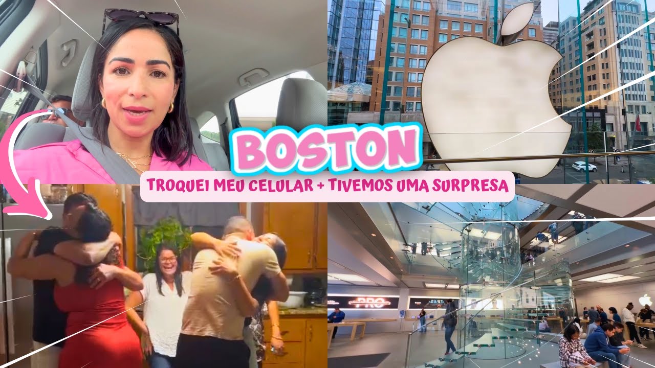 VIAJAMOS PARA BOSTON + COMPREI O IPHONE 16 + TIVEMOS UMA SURPRESA | O QUE SERÁ?