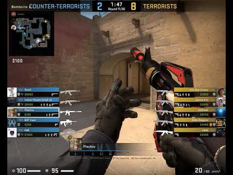 CSGO- 4 man HS spray