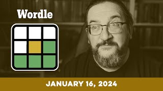 Doug plays today's Wordle 941 for 01/16/2024