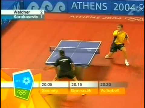 2004 Olympics - Athens (ms-R32)  Waldner Jan-Ove Vs Karakasevic Alexander [Full* Match]