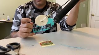 How to rig a Slide Diver for Spring Fishing with 50lb Braid / 15lb fluorocarbon line.