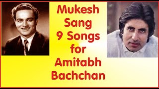 Mukesh Sang for Amitabh Bachchan