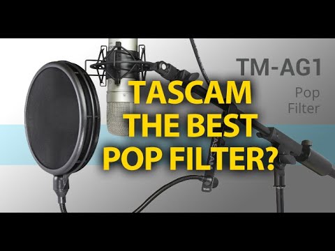 Демонстрация поп-фильтра Tascam TM-AG1