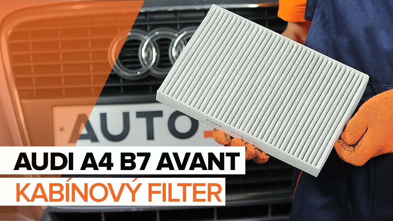 Ako vymeniť filter vnútorného priestoru na Audi A4 B7 Avant – návod na výmenu