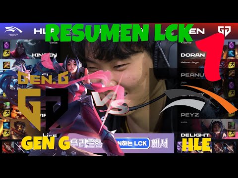 LCK  2023 | 1ERA PARTIDA GEN vs HLE 👊 CHOVY IRELIA MID 💥| RESUMEN LOL