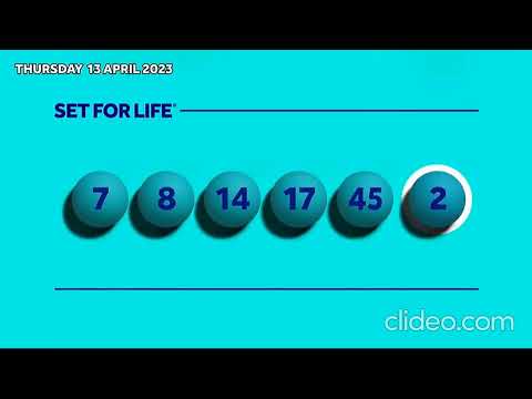 Set for life draw from Thursday 13/04/2023|The National Lottery Lotto draw of Apr 13, 2023