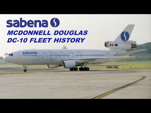 Sabena McDonnell Douglas DC-10 Fleet History (1973-1997)