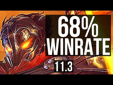 VIKTOR vs AATROX (TOP) | 68% winrate, 16/2/8, Legendary | EUW Diamond | v11.3