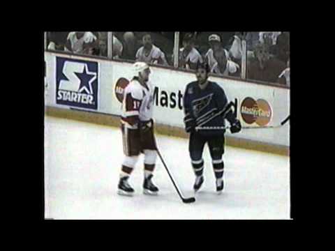 Grind Line vs Esa Tikkanen - Kirk Maltby  - Detroit Redwings