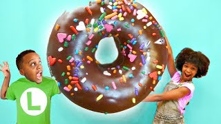 GIANT CHOCOLATE DONUT vs Shiloh And Shasha - Onyx Kids