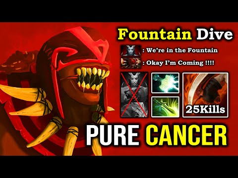 100% PURE CANCER Absolute No Escape + Fountain Dive Bloodseeker Against Battlefury Ursa EPIC DotA 2