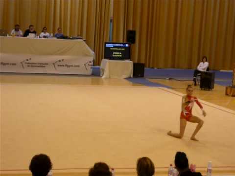 Isadora Soutan Nationale B CadetteGRS Paris Centre Corde Championnat de France GRS St Dié 2009