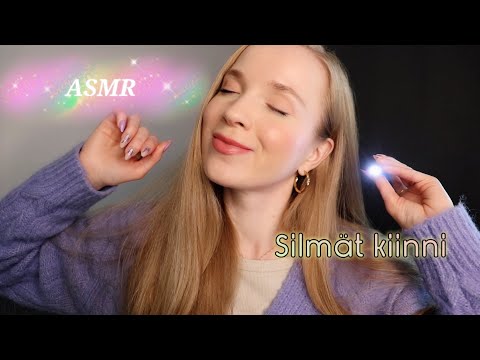 ASMR SUOMI Seuraa Mun Ohjeet 🔦 Silmät Kiinni ASMR Follow My Instructions 👀