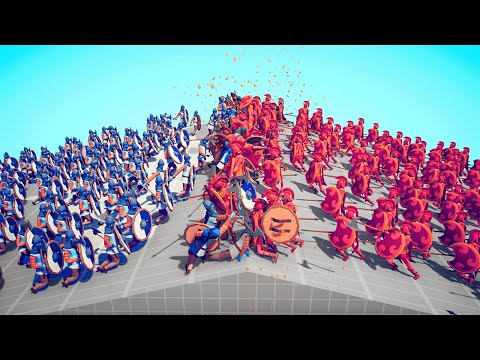 100x HISTORICAL VIKING ARMY 👑 vs ⚔️ 100x ANCIENT ARMY / Totally Accurate Battle Simulator ( TABS )
