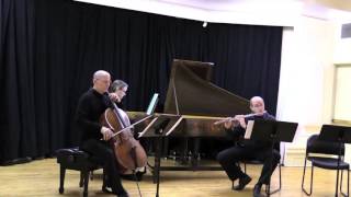 David  Wechsler Sonata for Flute, Cello and Harpsichord: Scherzo
