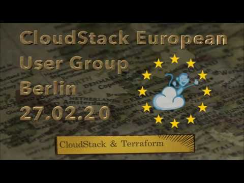 (2020) Winter Meetup of CloudStack European User Group | CloudStack and Terraform
