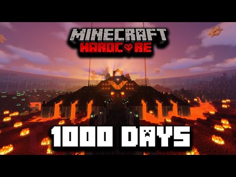 I Survived 1,000 Days in Hardcore Minecraft [The Movie]