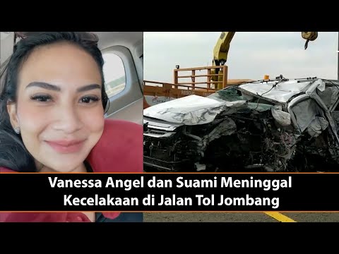 Video Vanessa Angel dan Suami Kecelakaan di Tol Jombang, Anak Selamat