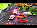 Insane Fire Trucks Police Cars Ambulance RC Fire Engines Ladder Emergency Vehicles Red Cross Truck