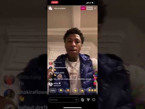 Thumbnail for NBA YOUNGBOY goes off on Kodak on Instagram live by Nba youngb