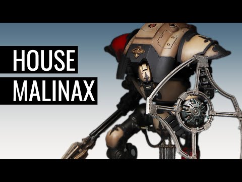 ARMY PAINTING HOUSE MALINAX | Horus Heresy | IMPERIAL KNIGHTS | WARHAMMER 40k |
