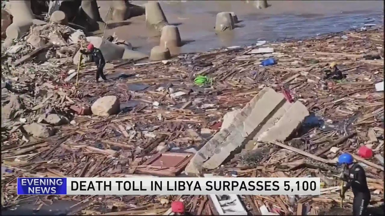 Searchers race to recover bodies in Libya as death toll from flooding hits 5,100