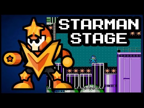 Megaman 5 [NES] STARMAN [HD] - Full Stage Walkthrough