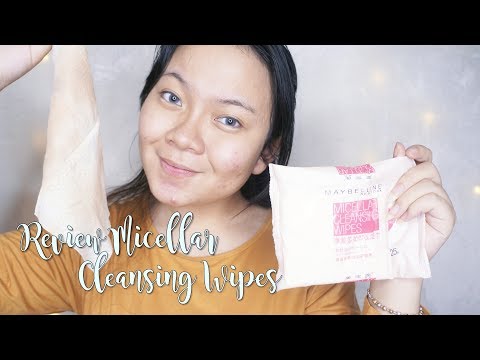 MAYBELLINE MICELLAR WIPES REVIEW || TiaraNab