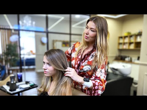 ✂️ (ASMR) Perfect Hair Color and magnificent hair care from Russian Hair Stylist #asmr #haircut