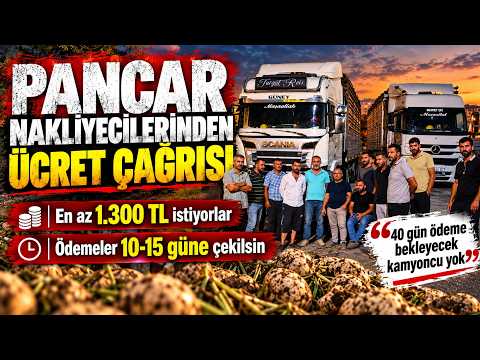 Malatya’da Pancar Nakliyecilerinden Tepki “270 Kilometrede 25 Bin Lira Mazot Yakıyoruz