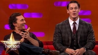 John Cena, Matthew McConaughey &amp; Jamie Oliver Geek Out Over Wrestling | The Graham Norton Show