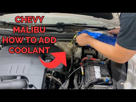 2008 - 2012 Chevrolet Malibu How to Add Coolant / Antifreeze - Similar to Pontiac G6 and Saturn Aura