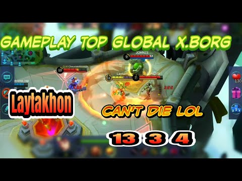 GAMEPLAY TOP GLOBAL X.BORG || MOBILE LEGENDS🔥🔥