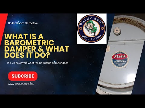 What is a barometric damper & what does it do?