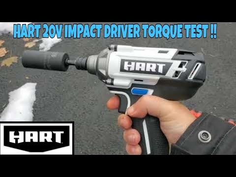 Hart 20v Impact Driver Torque Test ..Lug Nut Test !