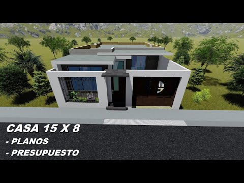 CASA DE UN PISO 8X15 - TRES DORMITORIOS (RV CASAS 2020)