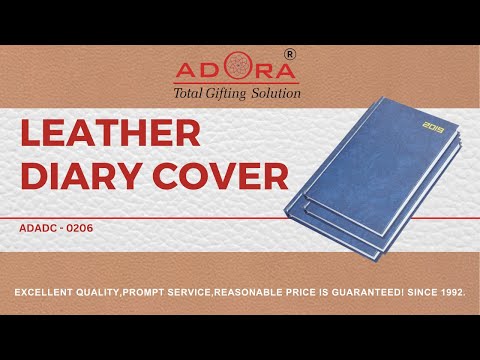 Adora perfect bound high quality pu leather executive notebo...