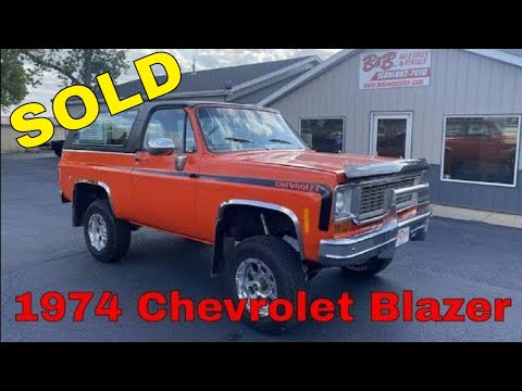 1974 Chevrolet Blazer (CC-1661707) for sale in Brookings, South Dakota